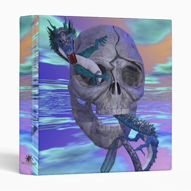 Skull and Dragon Binder (Front/Spine)