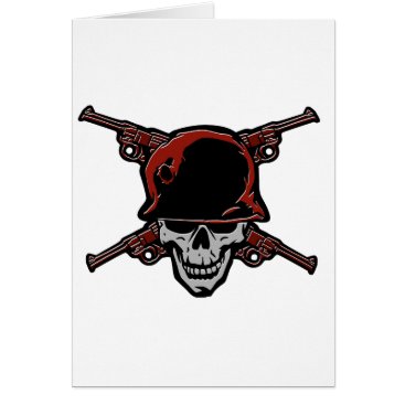 Skull and four crossed revolvers emblem Skull and four crossed revolvers emblem