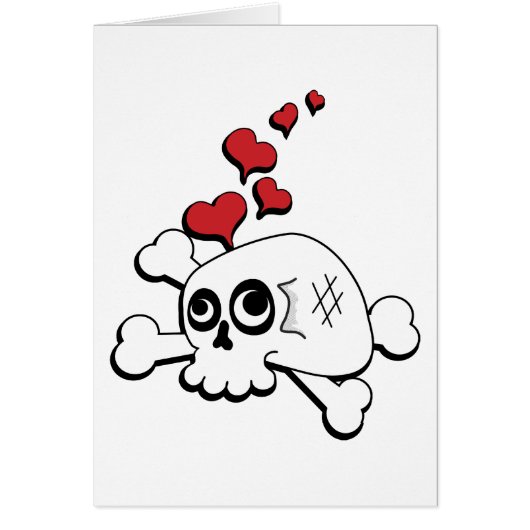 Skull and Hearts Cards (Front)