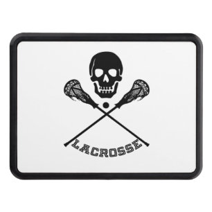 Skull and Lacrosse Sticks Tow Hitch Cover