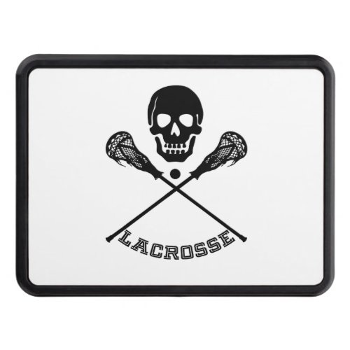Skull and Lacrosse Sticks Tow Hitch Cover