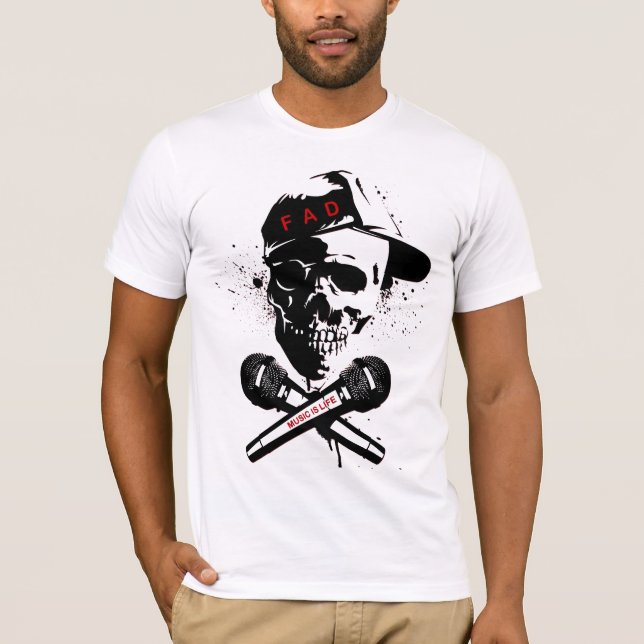 SKULL AND MIC T-Shirt (Front)