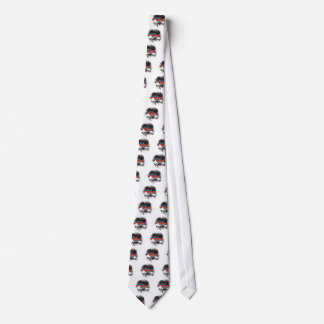 Skull and Muscle Car Neck Tie