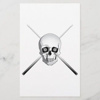 Skull and Pool Cues