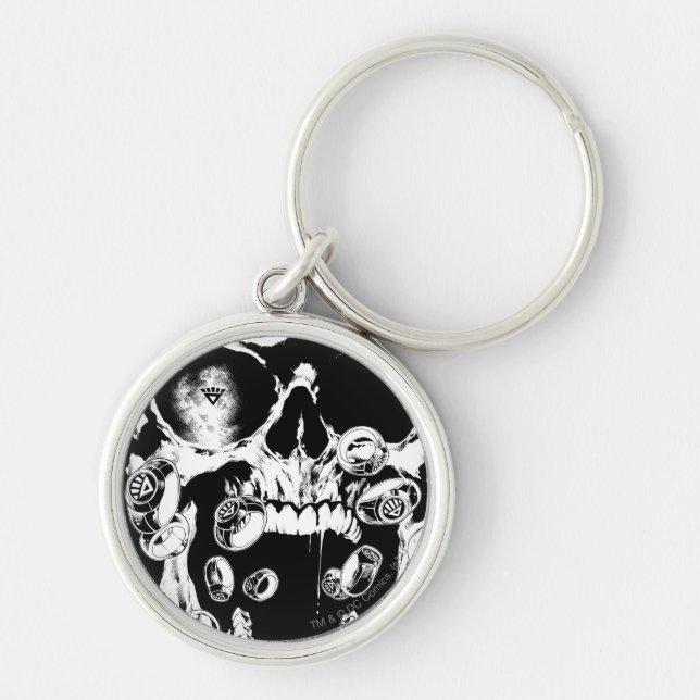 Skull and Rings Keychain (Front)
