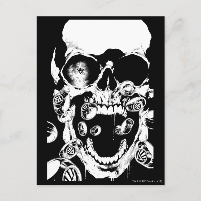 Skull and Rings Postcard (Front)