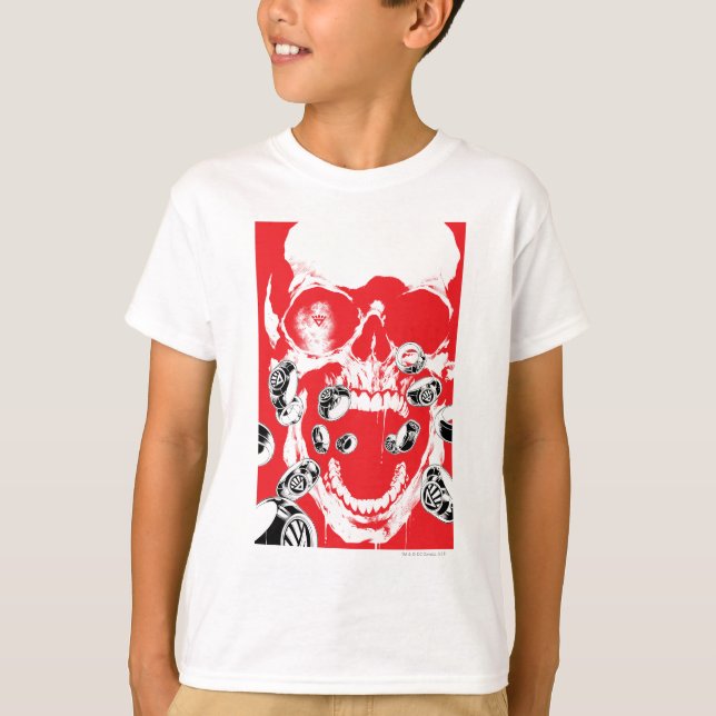 Skull and Rings - Red T-Shirt (Front)