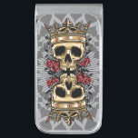 Skull and Roses Money Clip<br><div class="desc">Skull and Roses Money Clip for your bankroll.</div>