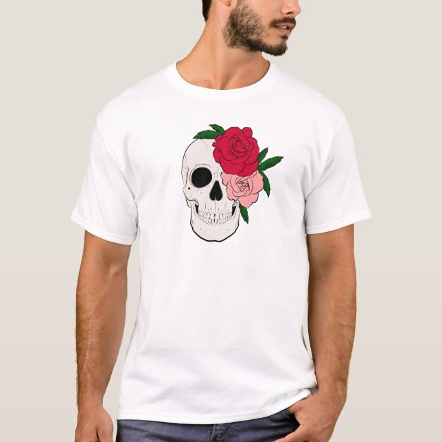 Skull and Roses T-Shirt (Front)
