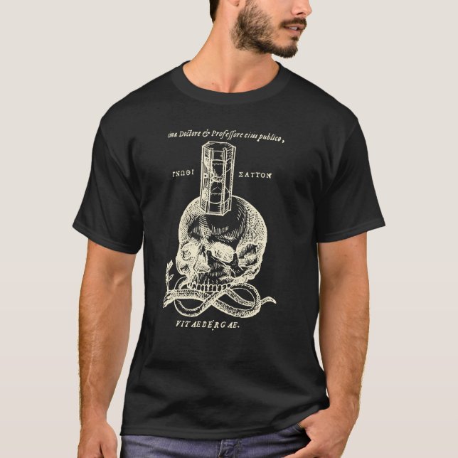 Skull and Serpent with Hourglass Shirt (Front)