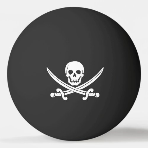 Skull and Swords Ping Pong Ball