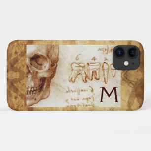 SKULL AND TEETH ,DENTAL CLINIC ,DENTIST MONOGRAM iPhone 11 CASE