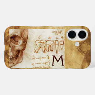 SKULL AND TEETH ,DENTAL CLINIC ,DENTIST MONOGRAM iPhone 16 CASE