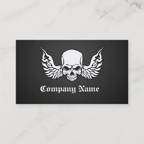 Skull and Wings Business Card