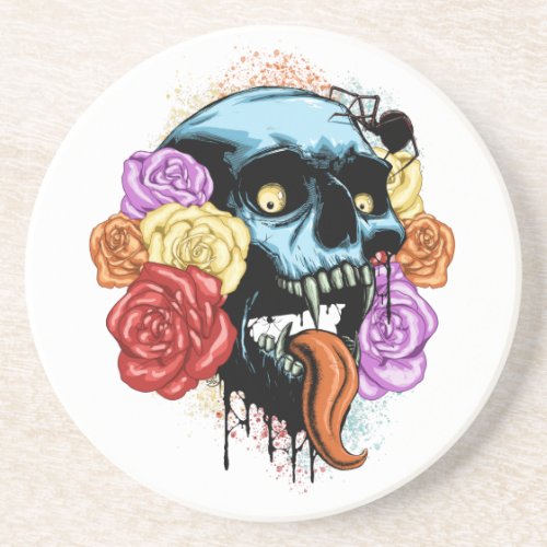 Skull Art Coaster