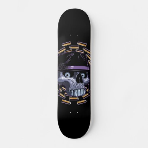 Skull art Design Skateboard
