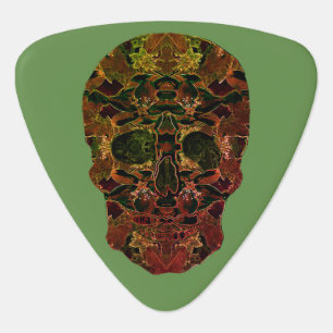Skull Art Guitar Pick