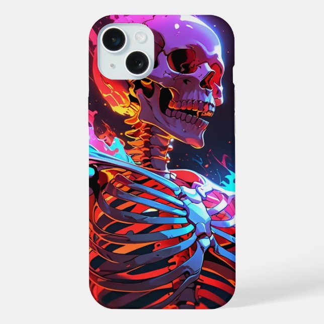 Skull art  iphone case (Back)