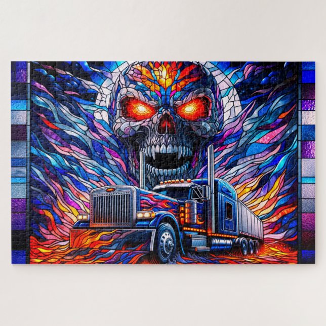 Skull Art Jigsaw Puzzle (Horizontal)