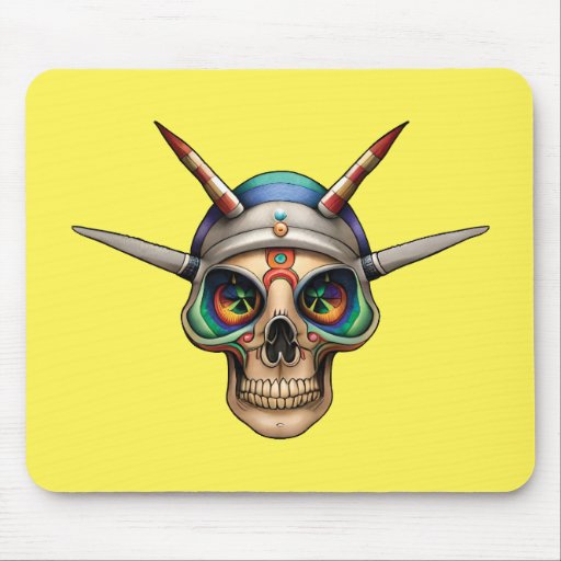 SKULL ART MOUSE PAD