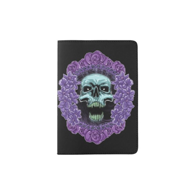 Skull Art Passport Holder (Front)