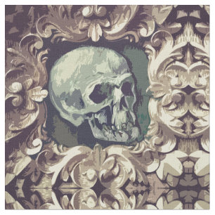 Skull Artwork Illustration Fabric