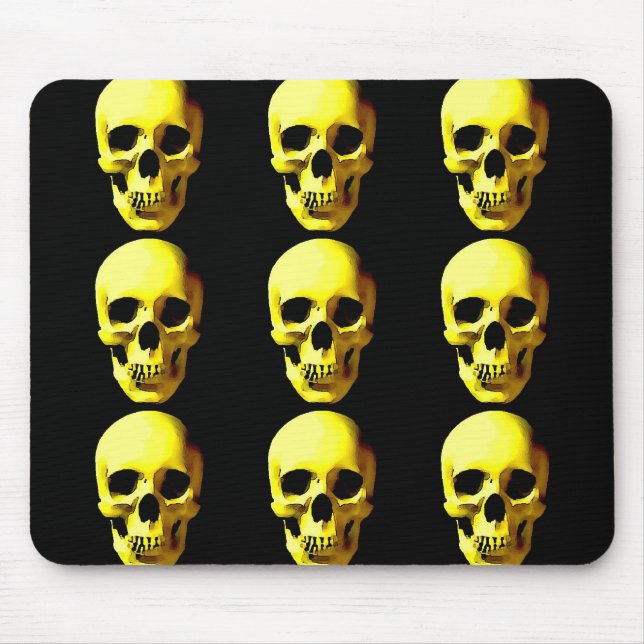 Skull Artwork Mousepad (Front)