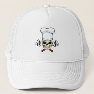 Skull as Cook with Cooking hat