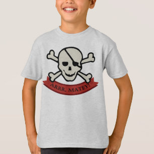 Skull - Ash Kids' Basic Hanes Tagless T-Shirt