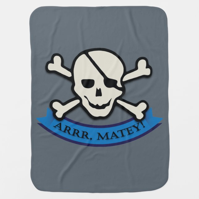 Skull - Baby Blanket (Front)