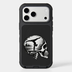 Skull Balance Acrobat Silhouette iPhone 17 Pro Max Case