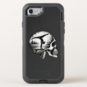 Skull Balance Acrobat Silhouette OtterBox Defender iPhone SE/8/7 Case