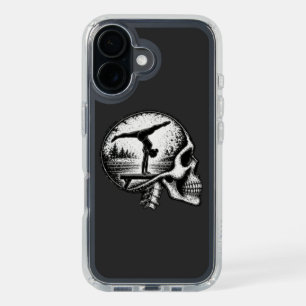 Skull Balance Acrobat Silhouette iPhone 16 Case