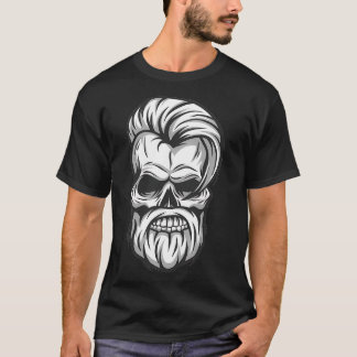 skull barber angery T-Shirt