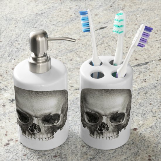 Skull Bathroom Set