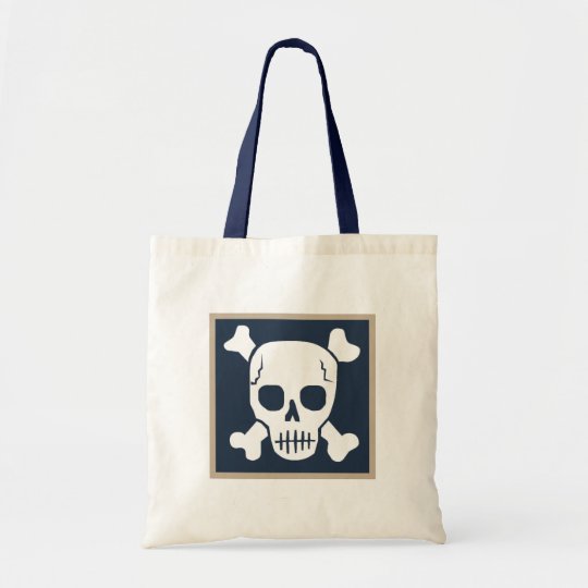 skull beach bag