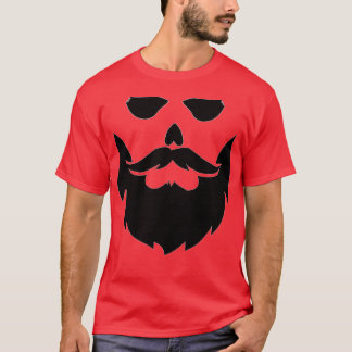 SKULL BEARD HIPSTER GROW YOUR BEARD TILL DEATH LET T-Shirt