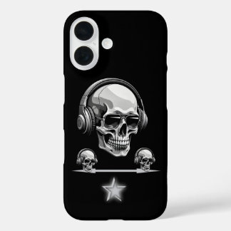 Skull Beats MagSafe iPhone 16 Gothic Headphone iPhone 16 Case