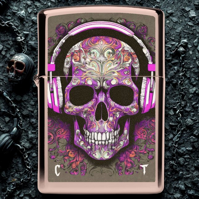 Skull Beats Zippo Lighter (Creator Uploaded)