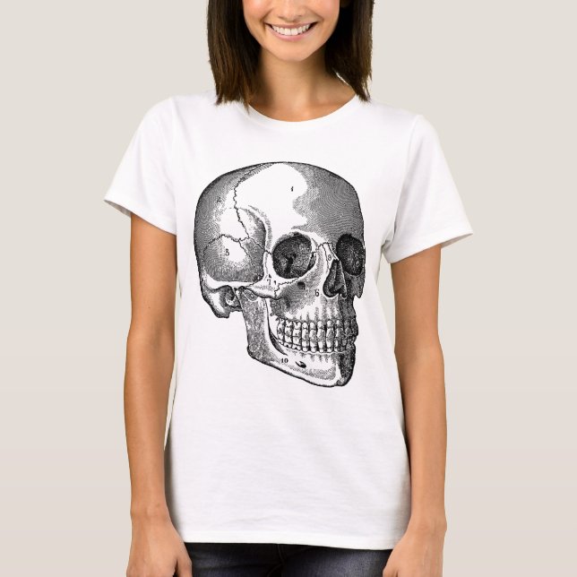 Skull - Black T-Shirt (Front)