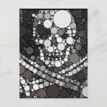 Skull Black White Pirate