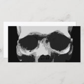 Skull Black & White Pop Art (Front/Back)