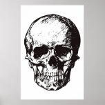 Skull Black White Pop Art Fantasy Art Heavy Metal Poster<br><div class="desc">Fantasy Art Skull Skeleton Poster Print - Black & White Heavy Metal Punk Rock College Pop Art</div>