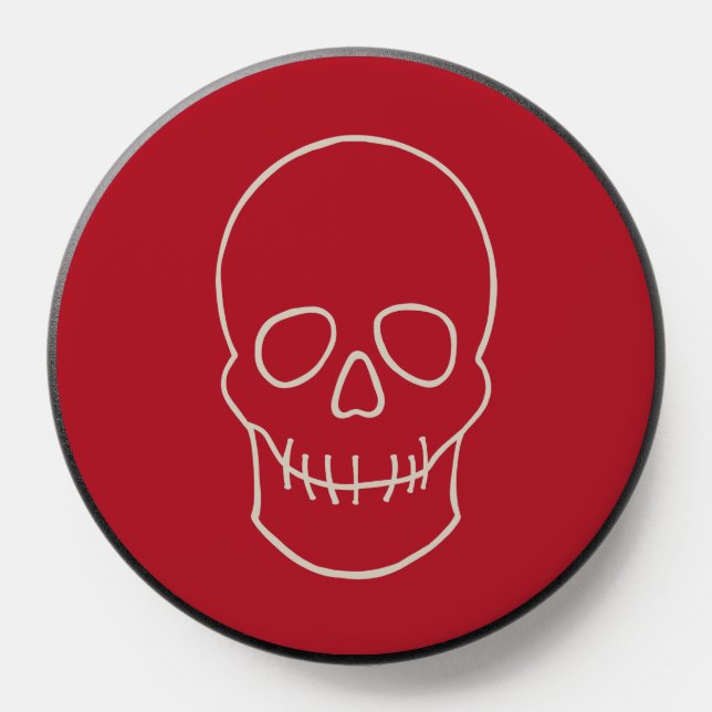Skull - Blood Red and Bone White PopSocket (Popsocket)