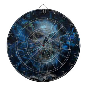 Skull blue blast Dartboard