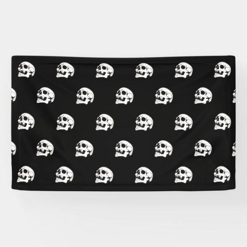Skull Bone Pattern II Banner