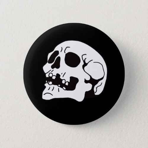 Skull Bone Pattern II Button