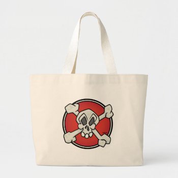Skull & Bones Beach Bag by freelulu at Zazzle