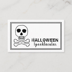 Skull & Bones, Halloween Party Ticket Invitation