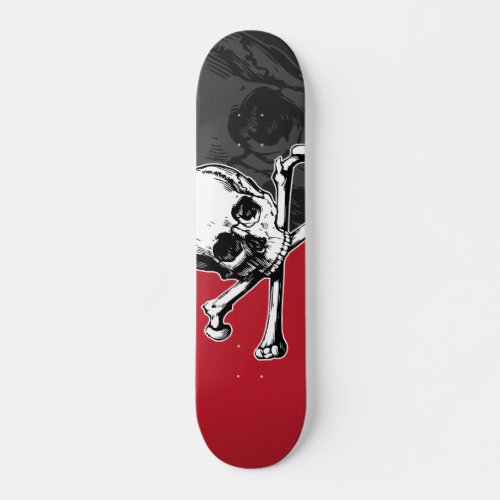 Skull  Bones Skateboard Deck